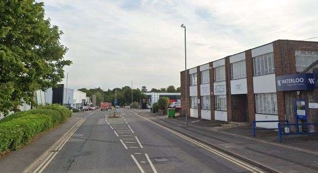 The car was stopped along Quarrywood Industrial Estate. Picture: Google Maps