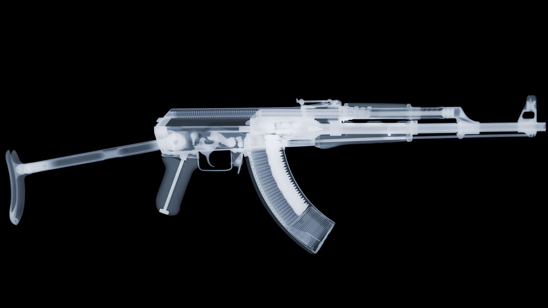 An AK-47, otherwise known as the Kalashnikov