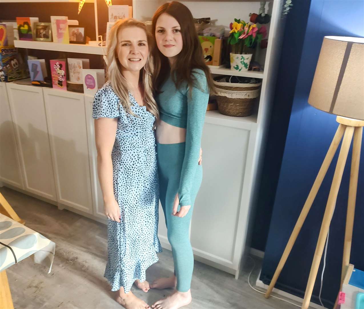 Louise Mansell and daughter Ella who is now 11
