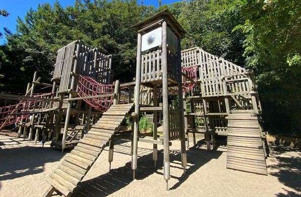 The children' play area of the Lower Leas Coastal Park in Folkestone has reopened. Picture: Folkestone and Hythe District Council