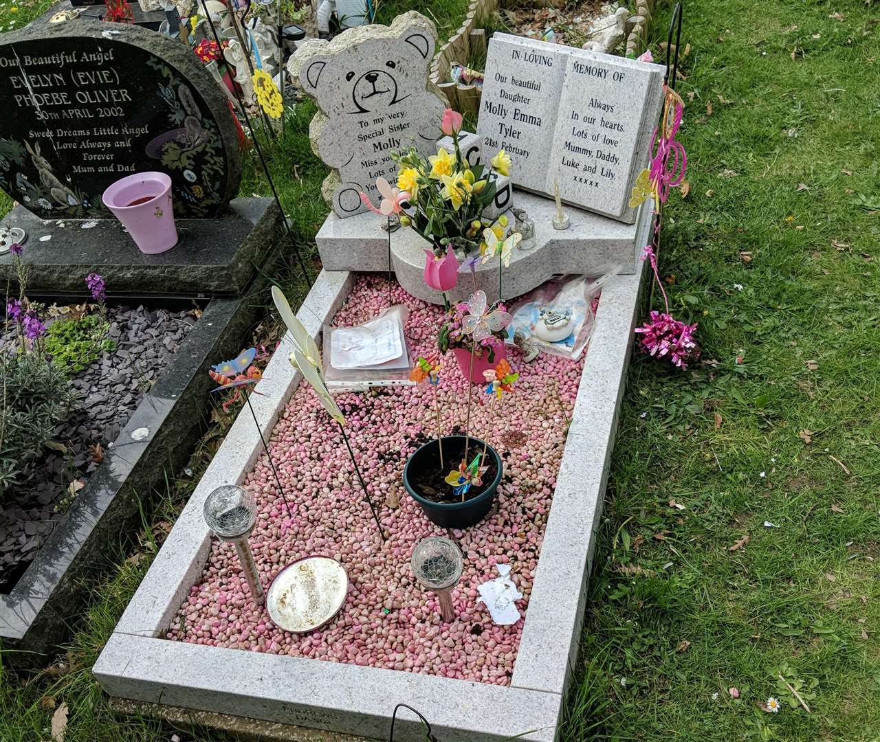 Molly Tyler's grave at Ramsgate cemetery