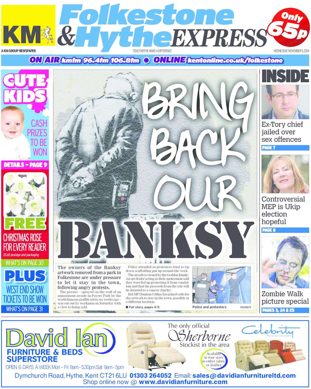 'Bring Back Our Banksy' - November 5 2014
