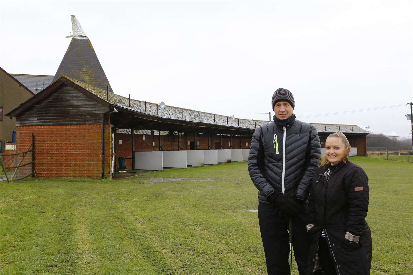 Peter and Rachel Appleyard, owners of the Sittingbourne Golf Centre in Church Road, Tonge