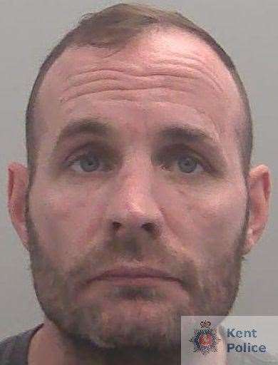 Joseph Crabbe, from Chatham, was handed a lengthy jail sentence for a violent robbery. Picture: Kent Police