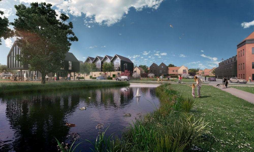 Controversial plans to build 300 houses have been approved following a public inquiry. Picture: Wilder Associates