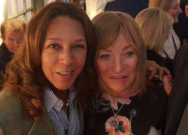 Kellie Maloney with Maidstone and The Weald MP Helen Grant