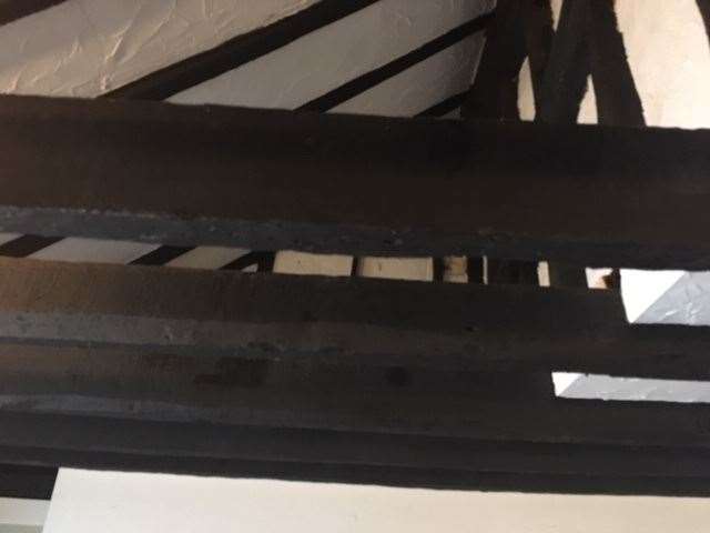 The pub is full of black painted beams and a whole host of other traditional features