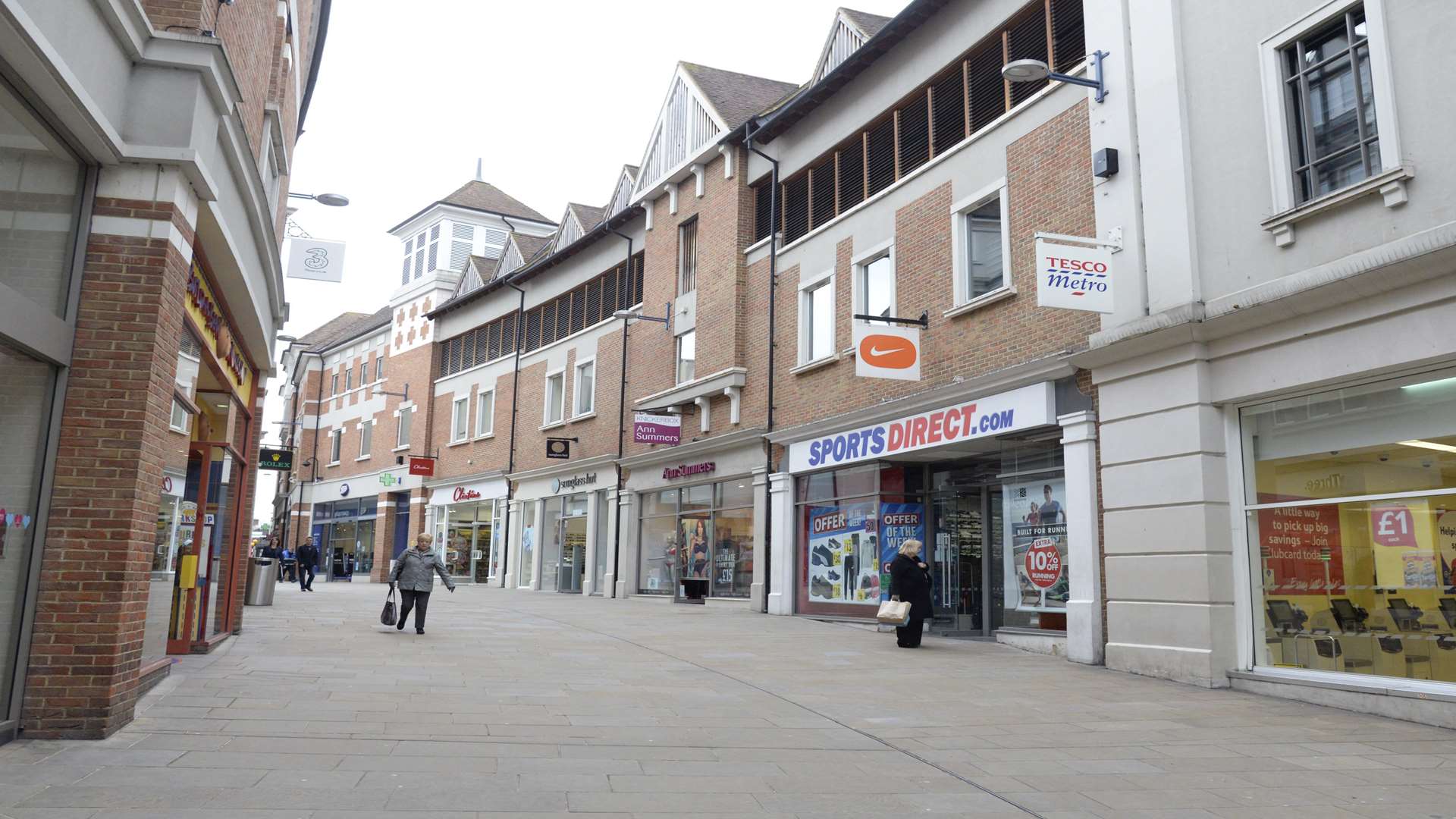 The Whitefriars shopping centre in Canterbury.