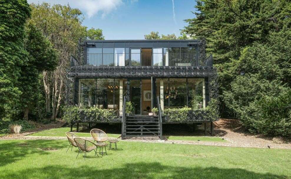 The house has floor-to-ceiling windows. Picture: Rightmove