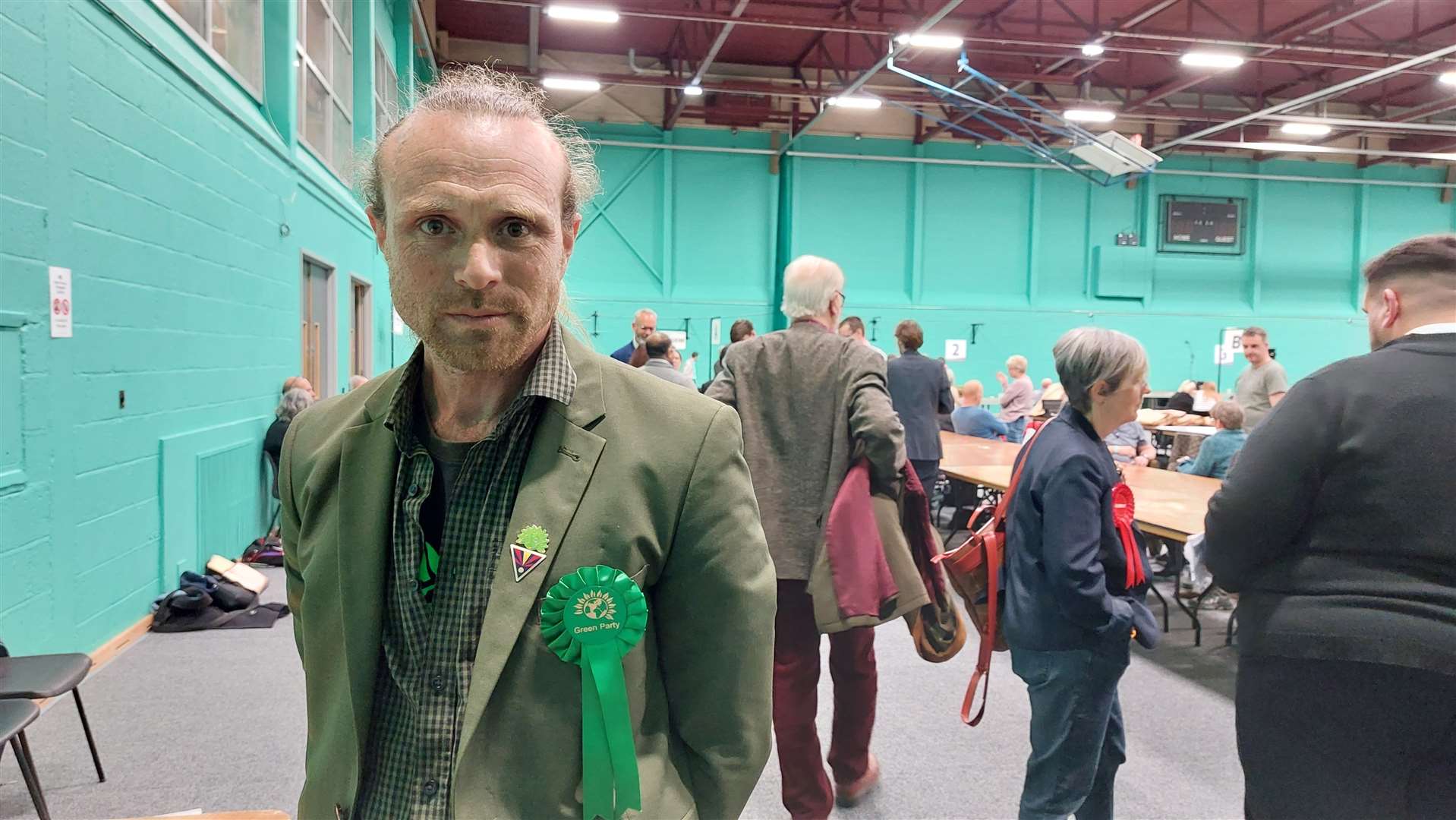 Steve Campkin from Ashford's Green Party received the highest number of votes out of any candidate