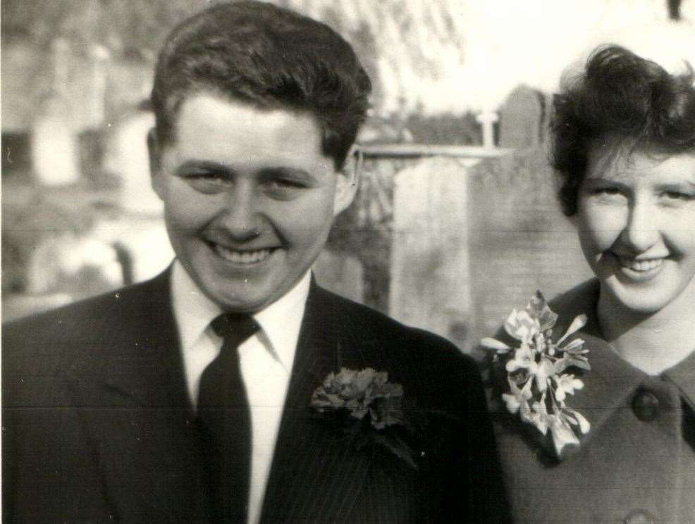 From left: John and Valerie met when they were teenagers. Picture: Paul Seymour