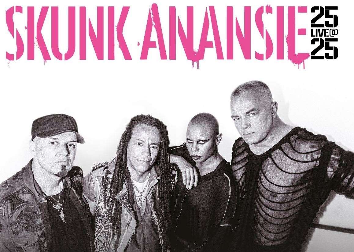 Promotional poster for Skunk Anansie's tour