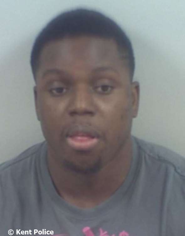Gabriel Shodunke, jailed for stealing £25,000 from a security van driver in Chatham