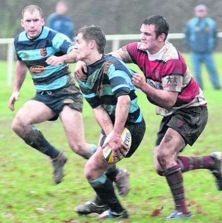 Maidstone try in vain to contain Dover. Picture: David Hunt