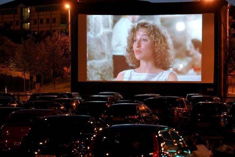 A drive-in cinema is coming to a farm in Tonbridge. Stock image
