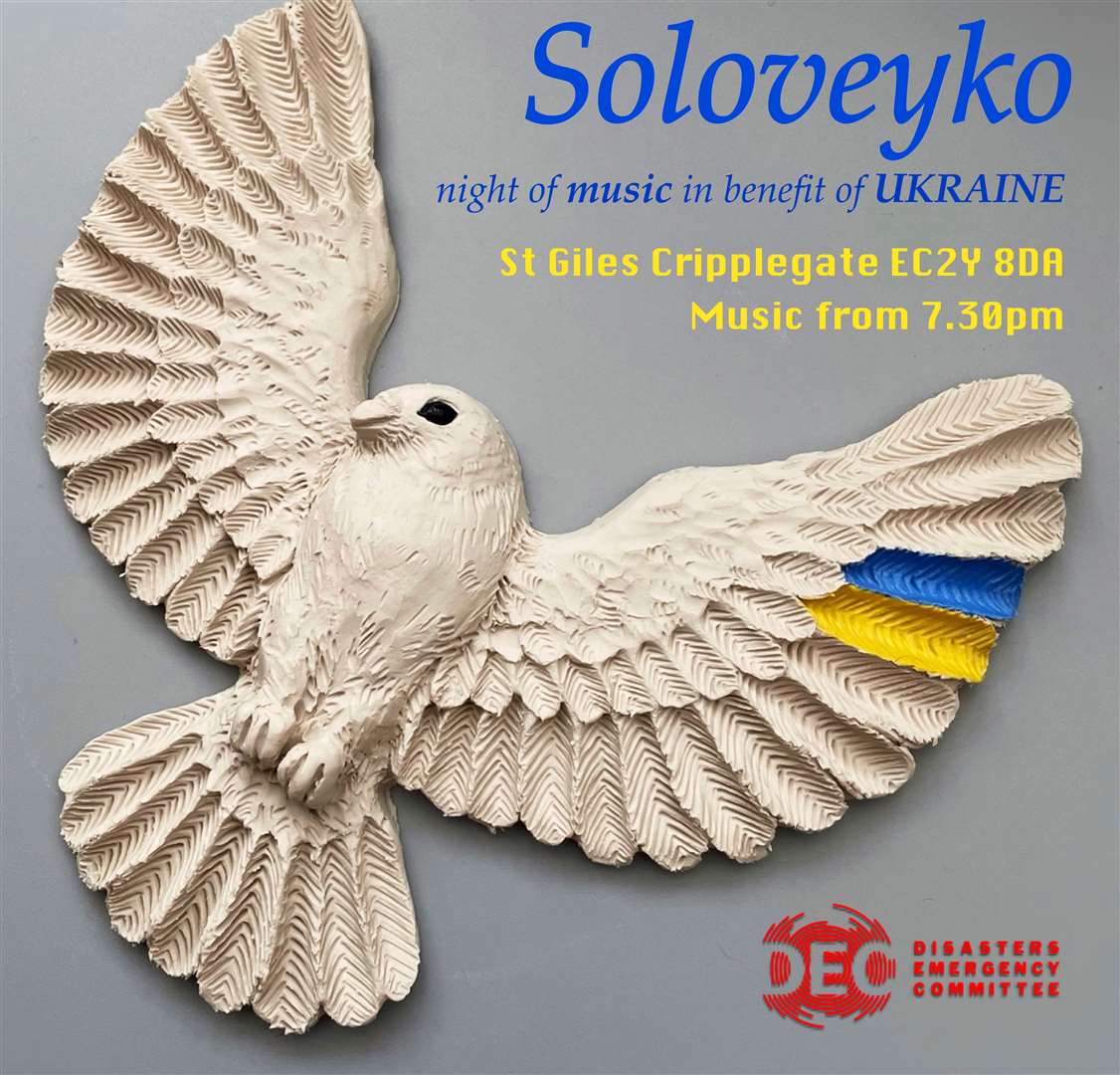 The concert will be held next Friday, with all the proceeds going to the Disasters Emergency Committee (DEC) Ukraine Appeal. Picture: Anastasia Egorova