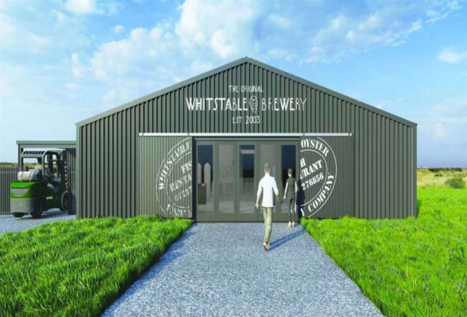 An image showing how the brewery is expected to look