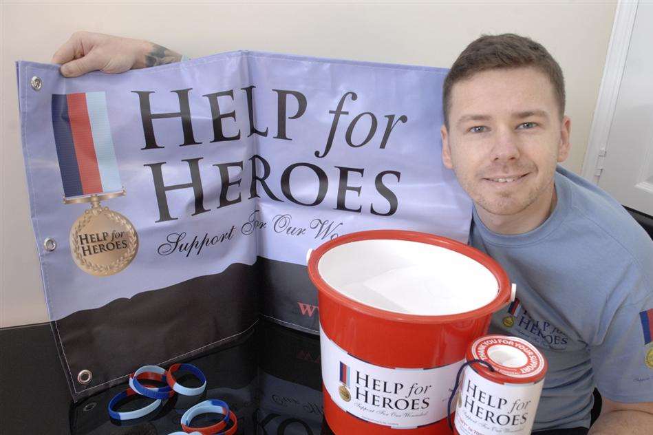 Former soldier Shaun Sullivan of Minster who is hoping to climb Mount Kilimanjaro in aid of Help for Heroes