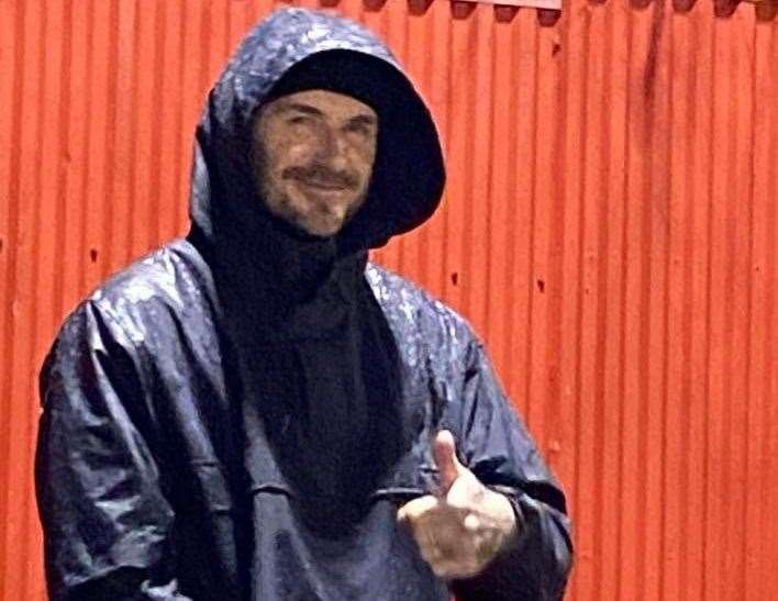 David Beckham was at Park View Road on Tuesday night to watch his son Romeo make his debut for Brentford B against Erith & Belvedere. Picture: @cboyle1983