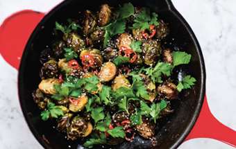 Kate Young: Crisp Brussel Sprouts