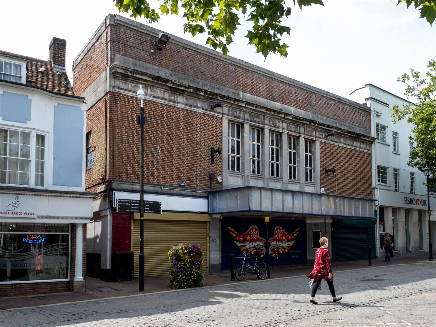 The frontage of the former Mecca Bingo in Ashford is set to be retained under ABC's plans for the site. Picture: Ian Grundy