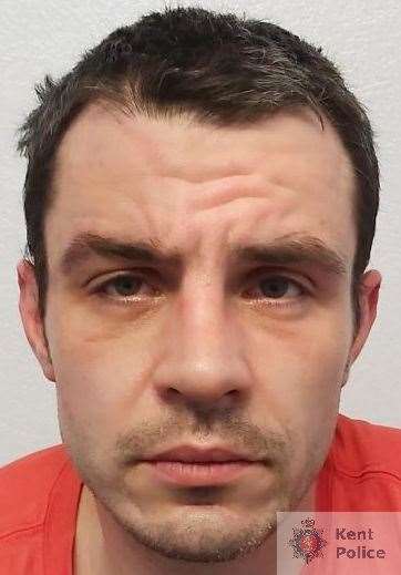 Paul Freeman, 39, was jailed after a series of burglaries. Picture: Kent Police