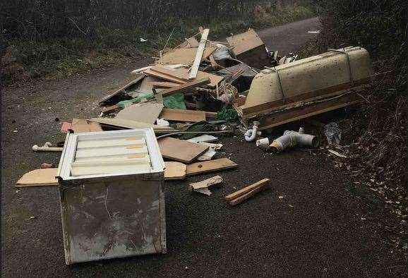 It is to allow for fly-tipping clearance and investigation works. Picture: KCC Highways