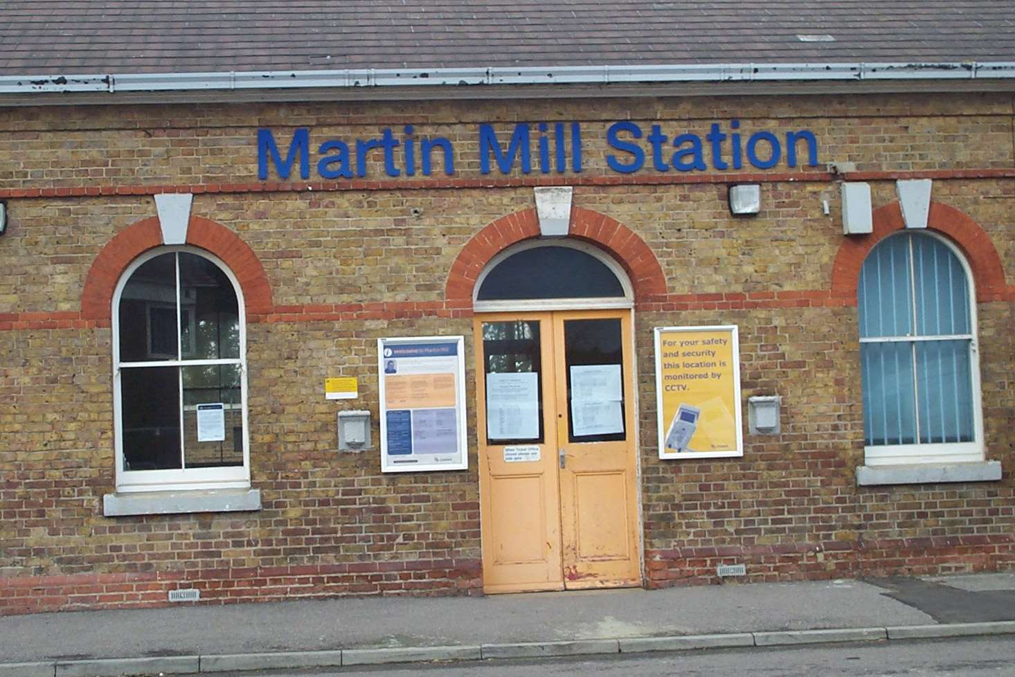 Martin Mill station: Library picture