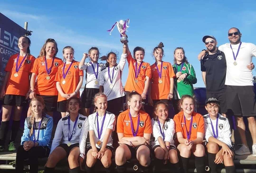 The MFA girls who will be playing as an under-14 team in the Junior Premier League next season (38973080)