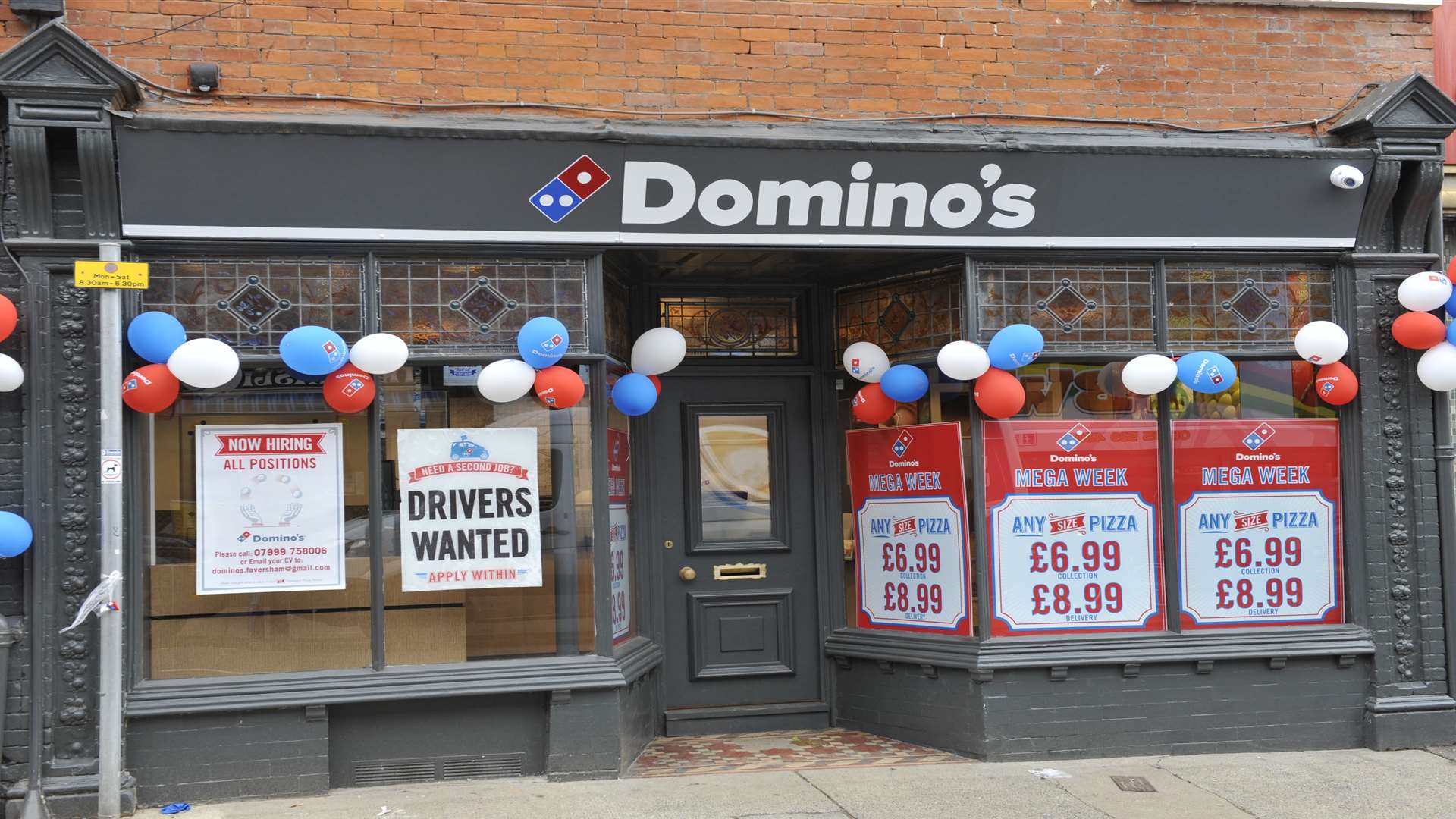 Domino's Pizza in Preston Street, where the attack took place.