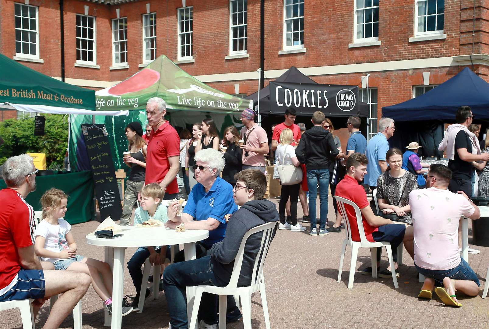 The Chatham Maritime Food and Drink Festival will be back for the June bank holiday.  Photo: Phil Lee
