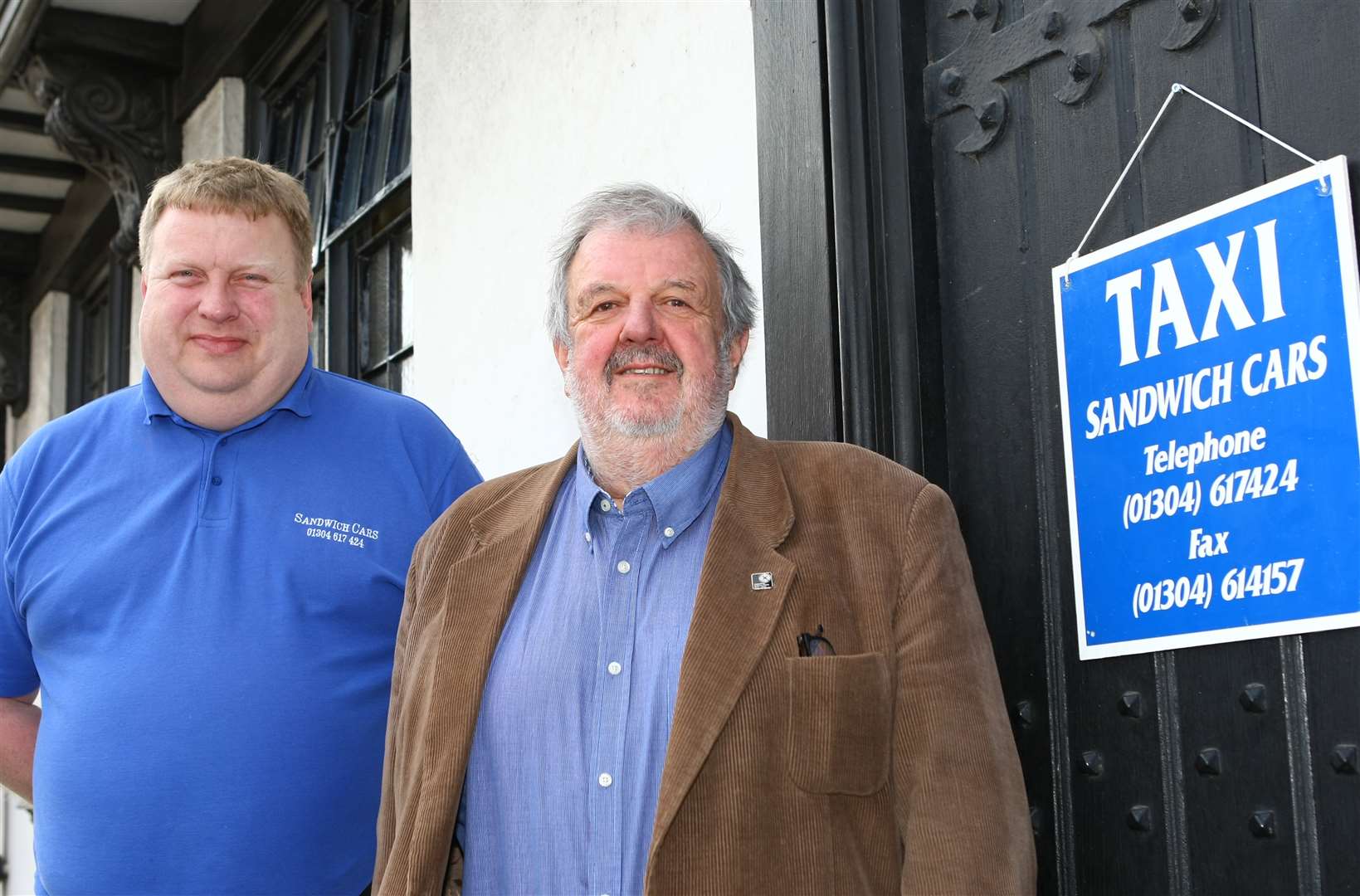 Dean Macey and Dave Atkins at Sandwich Cars