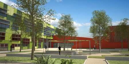 An artist's impression of the new school. Picture: New Line Learning.