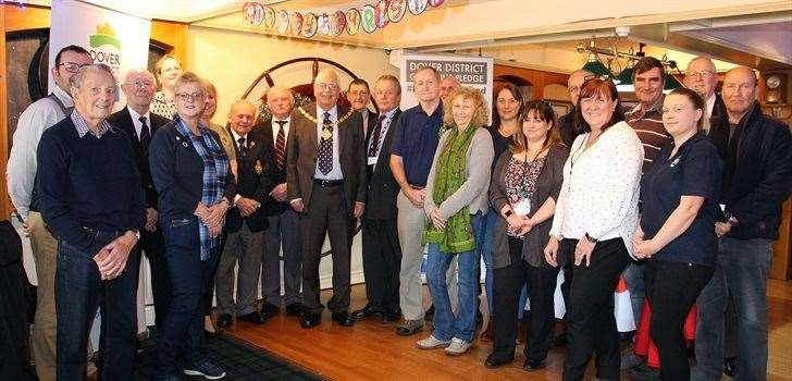 The launch of the veterans' initiative at Walmer. Picture: Dover District Council