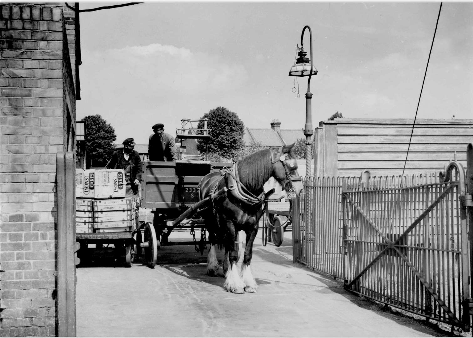 In June 1952, Canterbury said goodbye to four British Rail horses which had become a familiar sight in the city's streets. They had lost their job to lorries!