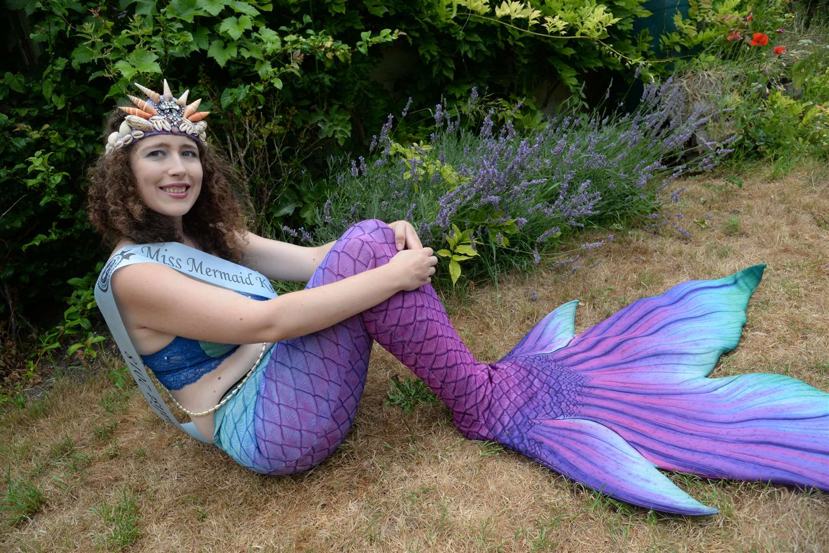 Oceana Pullen of Garlinge Green who will represent Kent in the Miss Mermaid competition. Picture: Chris Davey