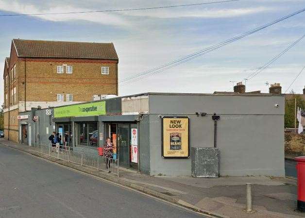The assault took place near the Co-op in Church Road, Murston, Sittingbourne. Picture: Google Street View