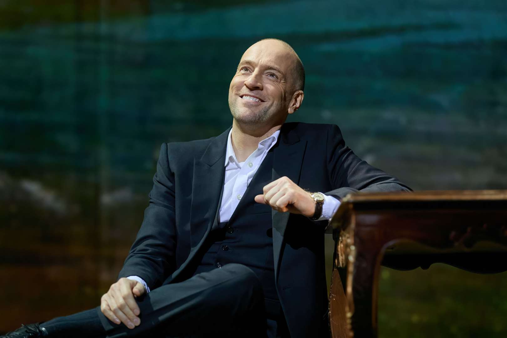 Derren Brown will be mesmerising audiences at the Orchard Theatre with his new tour, Showman. Picture: Mark Douet