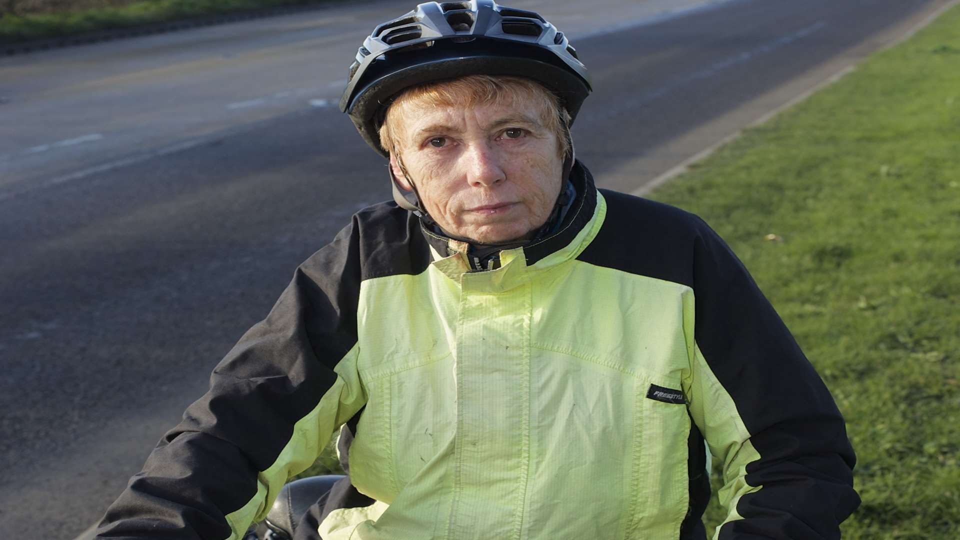Helen Knell is campaigning for better cycling provision to be made on Lower Road, Minster
