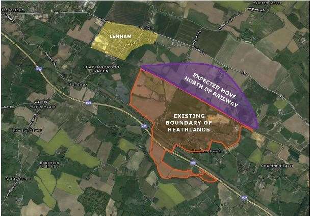 This is what was being proposed for Heathlands in April