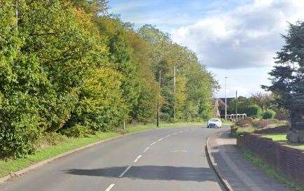 Pear Tree Lane, Hempstead, Gillingham, where the crash happened. Picture: Google