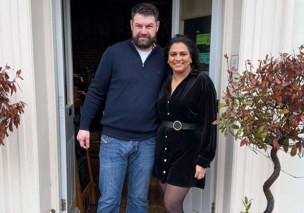 Owner of The Powell, Birchington, Byron Hayter with business partner Dhvani Patel. Picture: Byron Hayter (62895002)