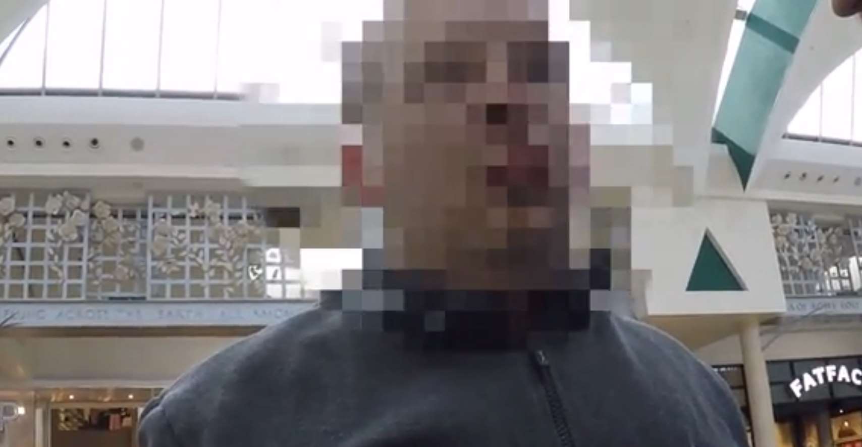A man was confronted by so-called paedophile hunters at Bluewater last May
