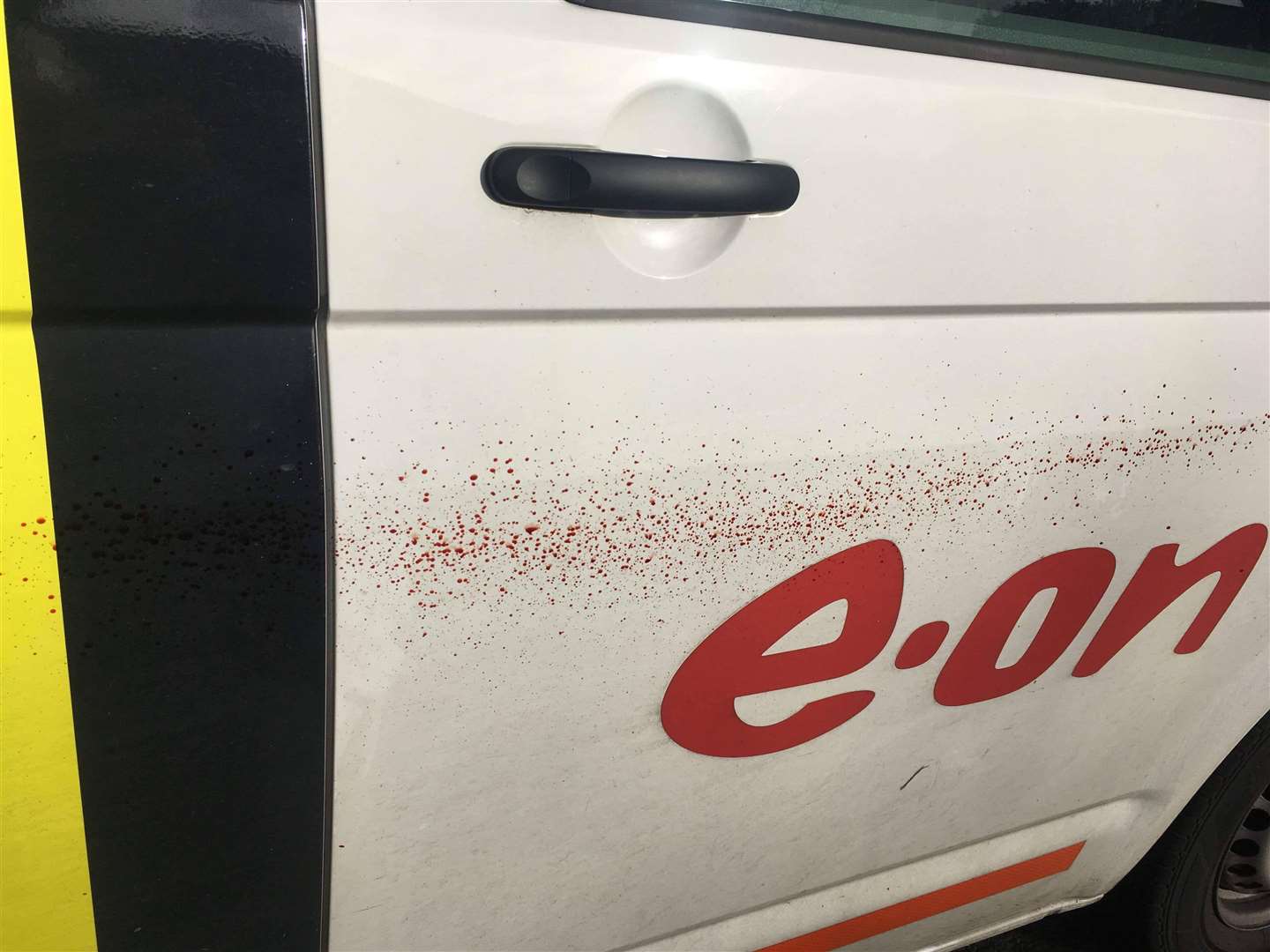 Residents say they were shocked to find their vehicles in Staple Road, Wingham, with 'blood splats' on them. Picture: Jane Theoff