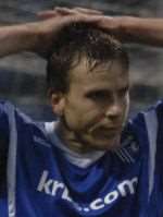 Gillingham's Mark Bentley had to come off during the first half