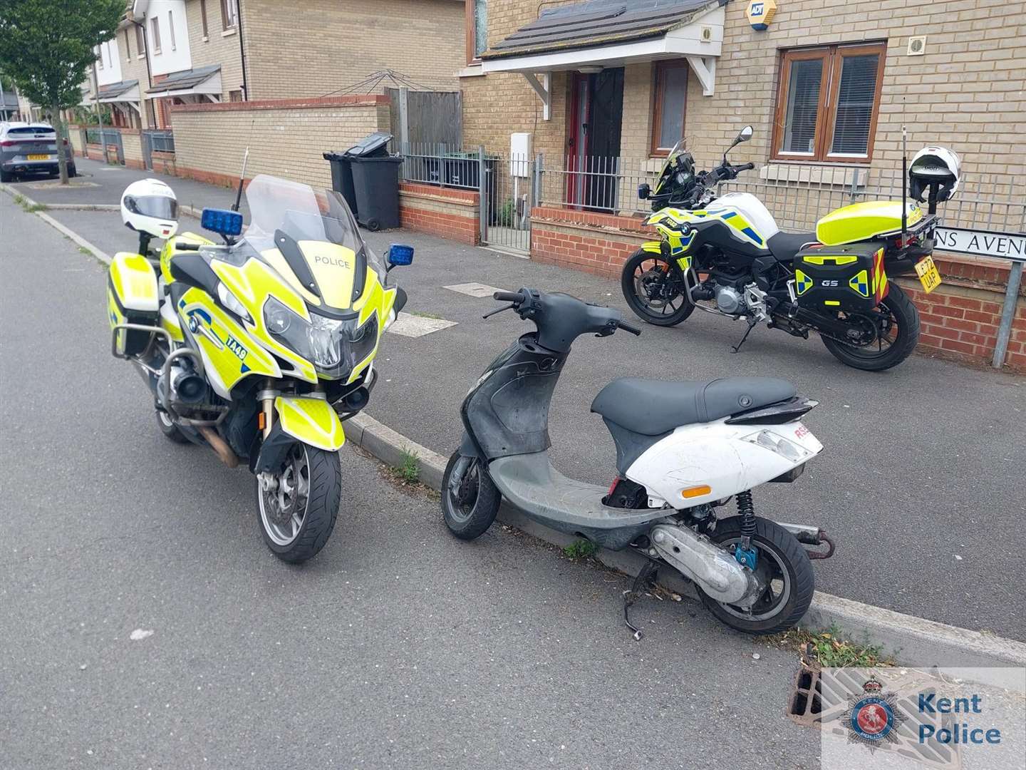 A number of off-road bikes have been seized by police in Gravesend. Picture: Kent Police