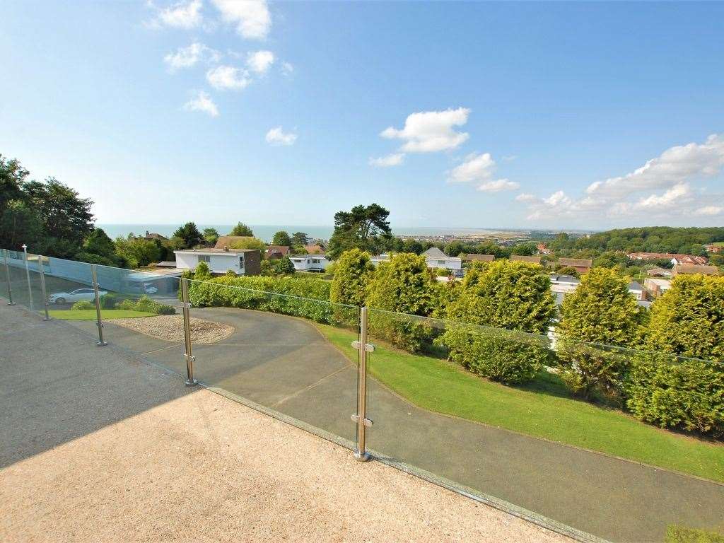 One lucky homeowner can enjoy far-reaching vistas from their Hythe home. Photo: Zoopla