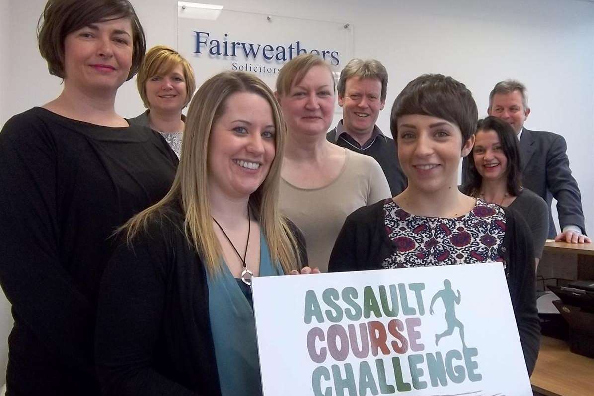 Fairweathers Solicitors are sponsoring the KM Assault Course Challenge on October 4 at Fowlmead Country Park. The event will raise funds for charities across Kent and Medway