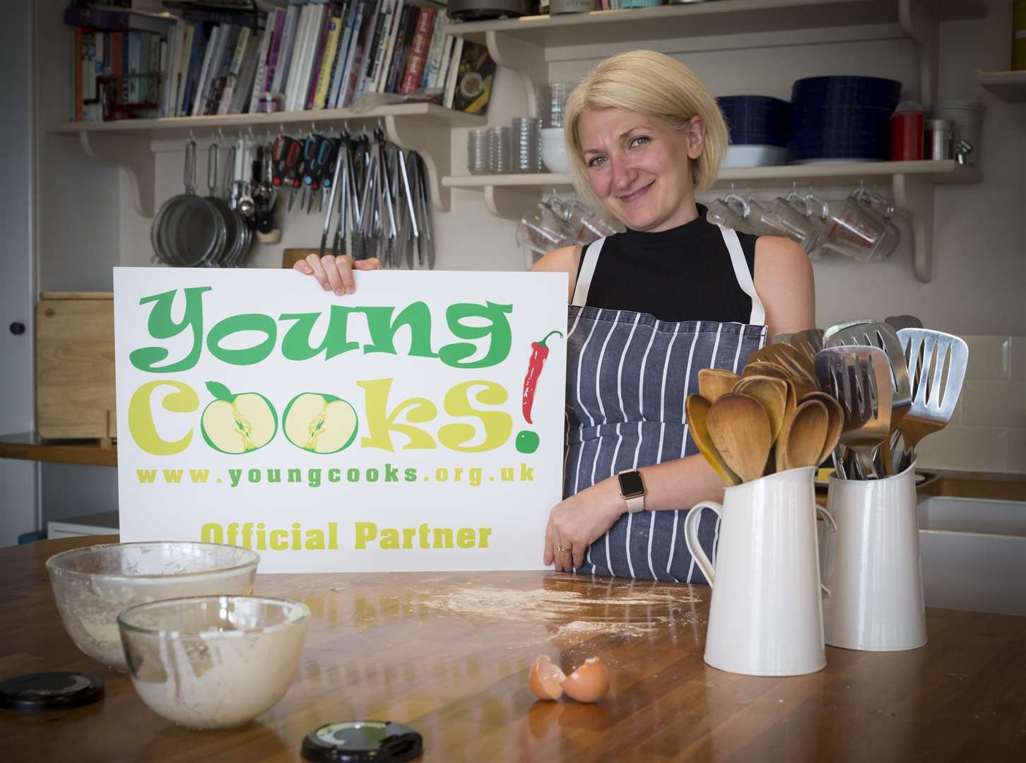 Sarah-Jane Leipnik of Golding Vision which is supporting the Young Cooks contest.