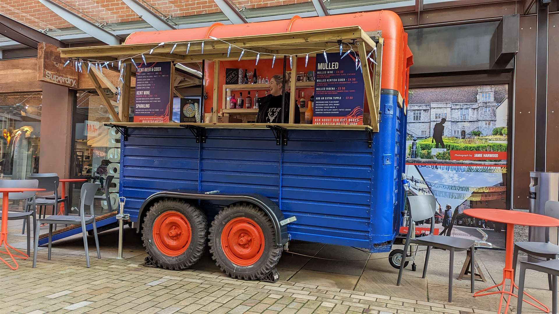 The horsebox pop up in Fremlin Walk. Picture: Kent Drinks Co.